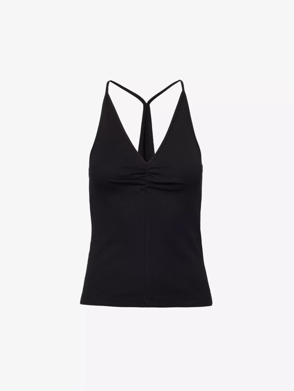 ME+EM
Halterneck racer-back stretch-cotton top